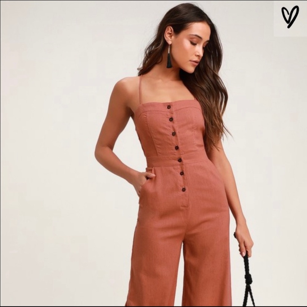 Lulu’s Open Back Jumpsuit